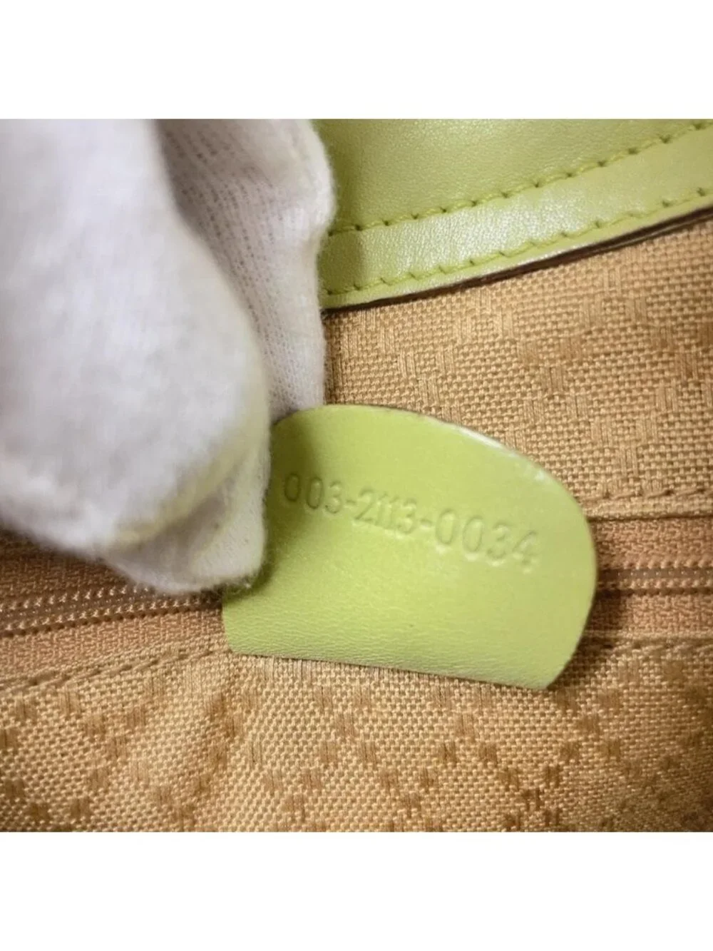 Gucci Color Vintage Horsebit Shoulder Bag Leather Green